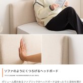 ベッド 寝具 シングル フレーム すのこ マットレス付き セット 天然木 ファブリック 布 Sサイズ 北欧 韓国 インテリア 1人暮らし 一人 ワンルーム 省スペース