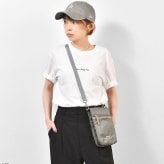 ミニショルダーバッグ 縦型 anello GRANDE アネロ グランデ ナイロン 撥水 はっ水 レディース 斜め掛け 軽量 大人 学生 ポシェット サコッシュ メンズ レジャー アウトドア カジュアル ミニバッグ サブバッグ 海外 旅行 貴重品収納 小さめ ブラック ブルー ピンク ネイビー