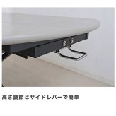 昇降テーブル アイルス 高さ調整 幅120cm リフトテーブル 折りたたみテーブル リフティングテーブル シンプル おしゃれ モダン ガス圧 サイズ調節 リビングテーブル ダイニングテーブル ローテーブル センターテーブル ラウンド 丸 新生活
