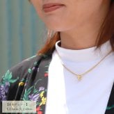 ハワイアンジュエリー ネックレス プルメリア シルバー ネックレス イエロー チューブ ジルコニア シルバー925 イエローコーティング ギフトラッピング可能 チェーン 長さ選べる プレゼント ハロウィン 【品番：CG-SP56907】