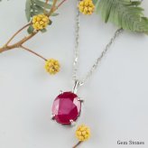上質 ルビー 1.071ct ネックレス ペンダント プラチナ Pt900 850 ルビーネックレス 一粒 レディース シンプル 可愛い 赤 レッド  Drops