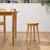 ダイニング家具 スツール ラタン ラタンスツール 籐椅子 チェア 木製 スペース チーク 無垢材 ラタンチェア カゴメ編み 軽い おしゃれ モダン バリ リビング 玄関 ダイニングチェア 椅子 北欧 ジャパンディ ナチュラル シンプル