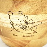 ディズニー くまのプーさん×ピグレット 木製サラダボウル 食器 日本製 Disney