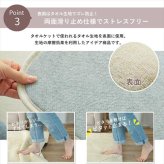 ラグ カーペット クッションマット マット 120×170cm ピタリ すべり止め 下敷き 滑り止め 手洗い 防音マット 防音 防ダニ加工 ホット 対応 床暖房対応 ウレタン入り下敷き 保温性 下 絨毯下 便利 無地 ホワイト オールシーズン