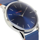 ポールスミス Paul Smith 腕時計 メンズ 革ベルト 子牛革 Unisex Slim 40mm クオーツ 日本製ムーブメント 5気圧防水 シンプル ファッション PS13