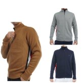 トミーヒルフィガー ゴルフ メンズ ケーブル フルジップ セーター TOMMY HILFIGER GOLF THMA479 秋冬モデル お誕生日祝い お祝い 記念品 お父さん 父の日 彼氏 男性 30代 40代 50代 60代  還暦祝い 敬老の日 人気プレゼント プレゼント