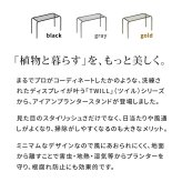 ガーデン アイアンプランタースタンド「TWILL」(ツイル) 大サイズ 2個組 TW006-2P 幅60 高さ35 フラワースタンド 網 脚付き ガーデン 鉢置き 園芸 花台 花置き棚 ガーデニング 屋外 室内 玄関 庭 ベランダ 植物と暮らす スチール
