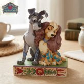 レディとトランプ 愛 11.4cm わんわん物語 | ディズニー トラディションズ ジムショア グッズ フィギュア 人形 置物 彫刻 Jim Shore 正規輸入品