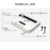 WALLインテリアテレビスタンドV2・V3・V5対応 ポータブルゲーム機ホルダー Nintendo Switch ニンテンドースイッチ テレビ台 テレビスタンド TVスタンド 部品 パーツ 収納棚 ゲーム機収納 スチール製 WALLオプション 新生活