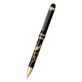 プラチナ ダブルアクション近代蒔絵 多機能ペン ホウオウ ボールペン シャープペン 文具 筆記具【北海道・沖縄県・離島 配送不可】