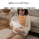 クッション 座布団 43×43cm アニマル クッション おしゃれ かわいい フロアクッション 厚手 ふんわり 癒し ミケネコ フクロウ リス 抱き枕 背当て 足置き インテリア 雑貨 プレゼント ギフト