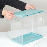 コレクションケース hina White Lily ホワイト・ピンク・イエロー・グリーン 4色展開 収納ラック オープンラック シェルフ 整理棚 収納家具 おしゃれ シンプル 新生活 インテリア 不二貿易