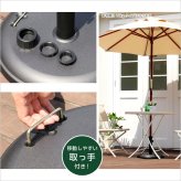 ガーデン エクステリア パラソル使用時の必需品 パラソルベース-22kg- パラソル ベース 新生活