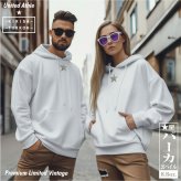 Tシャツ 星 GTO 8.8オンス オーセンティック パイル スウェット プルオーバー パーカ（裏パイル） ブラック ホワイト 2年連続入賞のデザイン メンズ レディース 普段着に オリジナルデザイン 特攻服 オラオラ系 暴走族 暴走天使 卒業式 ヤンキー チョイ悪 おしゃれ