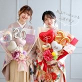 リニューアル★成人式 花束 バルーン 成人の日 20歳 バルーン ブーケ お祝い 誕生日 女性　女子 おしゃれ SNS映え 2027 バルーンアレンジ くすみ ニュアンスカラー 着物に合う 大きめ 電報  成人式前撮り  誕生日 名入れ 送料無料 成人式用花束バルーン