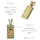 ハワイアンジュエリー オーダーメイド ゴールド ネックレス 刻印 無料 誕生石 ハワイアン k14 14k ゴールド イニシャル リング ピンクゴールド イエローゴールド イニシャルネックレス メンズ レディース 誕生日 プレゼント【品番：KJGP-001】