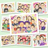 喜寿の記念に、大切な贈り物だから心を込めて仕上げます。ラッピング対応で、贈り物として渡しやすい似顔絵です。 ギフト 喜寿 似顔絵 名入れ 贈り物 プレゼント 手描き 喜寿 記念 古希 長寿 大人数 おじいちゃん 祖父母 おばあちゃん 名入れ 修正無料 下書き確認 似てる 一生もの 喜ばれる かわいい 一生もの 喜寿 77歳 長寿祝い 初任給 闘病中の方への励まし ブライダルギフト オーダーメイド