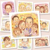 似顔絵 プレゼント 結婚記念日 名入れ 手描き ギフト 贈り物 真珠婚 結婚記念日 記念日 結婚30周年 大人数 夫婦 両親 家族 ご夫婦 お父さん 修正無料 下書き確認 名入れ 親孝行 そっくり 似てる 宝物 30周年 感謝 思い出 記念 披露宴 感動 イラスト 感謝の品 米寿祝い お祝いの品 バレンタインデー 喜寿祝い 節目 キレイ メモリアルギフト 快気祝い