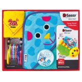 出産祝い Sassy サッシー おくるみセット ドッグ いぬ 犬 フード付きバスタオル ミニタオル タオルハンカチ 歯固め カミカミてんとうむし つなげてリング オーリング 知育玩具 おもちゃ ファーストトイ 0歳 新生児 赤ちゃん 男の子 女の子 ベビーシャワー 出産内祝い ギフト おしゃれ