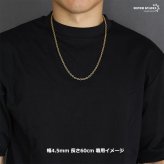 ステンレス あずきチェーンネックレス ゴールド 金 18K GP 重量感 ゴールドネックレス 太め 細め 幅9タイプ 切れにくい 錆びにくい 金属アレルギー対応