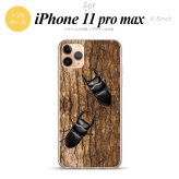 iPhone11ProMax iPhone11pro max スマホケース ソフトケース クワガタ B メンズ レディース nk-i11pm-tp332