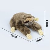 ナマケモノ ぬいぐるみ リアル 動物 アニマル ふわふわ かわいい 置物 インテリア 子供 おもちゃ ごっこ遊び 誕生日 プレゼント ギフト 癒し