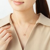 【無料ラッピング】  カナルヨンドシー Canal 4℃ ネックレス【6月誕生石】K10 ピンクゴールド ネックレス ムーンストーン キュービックジルコニア ブランド 正規品 新品 ギフト プレゼント 人気 おすすめ 誕生日 記念日 クリスマス 送料無料