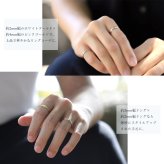 ハワイアンジュエリー リング ゴールド 刻印 無料 1号～19号 幅約2mm 14K K14ホワイトゴールド ギフト対応可 指輪 ピンキーリング 繊細 細身 小さいサイズ BY THE SEA バイザシー メンズ レディース 誕生日 プレゼント ハロウィン 【品番：GMR1017】