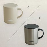 【結婚式 電報 ギフト】名入れ　サーモス真空断熱マグカップ 蓋付き　ペアセット　 誕生日 記念日 誕生祝い 名入れ 名前入り 結婚祝い 保冷 保温 ステンレス 魔法びん THERMOS タンブラー コップ　コーヒー プレゼント ギフト 贈り物