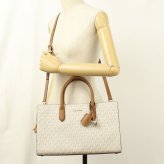 マイケルコース MICHAEL KORS ショルダーバッグ ハンドバッグ 30F4GETS2B 149 2WAY SCARLETT トートバッグ VANILLA-ACRN