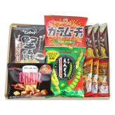 (全国送料無料)お菓子 詰め合わせ 独りで宅飲み ビールに合うおつまみ6種詰め合わせ 堅あげポテトブラックペッパー入り計10個 メール便 (omtmb9799)【送料無料 詰め合わせ おやつ 小袋 個包装 お試し】