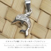 ハワイアンジュエリー ネックレス シルバー ネックレス ドルフィン イルカ ジルコニア 小さくても存在感 シンプル シルバー925 ギフトラッピング可能 チェーン 長さ選べる プレゼント ハロウィン 【品番：CG-PSP-009】
