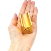 葉巻スタンド ゴールド Sサイズ 喫煙具 たばこ シガーレスト おしゃれ シガーカッター パンチ付き メンズ 金 シガー置き シンプル 煙草 かっこいい ギフト プレゼント