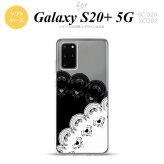 SC-52A SCG02 Galaxy S20+ 5G スマホケース ソフトケース レース B 黒 白 メンズ レディース nk-s20p-tp726