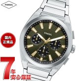 フォッシル FOSSIL 腕時計 メンズ EVERETT クロノグラフ アナログ ステンレススチールウォッチ FS6183【2026 新作】