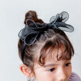 キッズ かわいい カチューシャ 通販 Rora オーガンジー 髪飾り ヘアアクセサリー こども 女子 子供 女の子 フォーマル カジュアル おしゃれ 可愛い プリンセス シアー 大人っぽい 透け感 キラキラ 上品 発表会 入学式 卒園式 結婚式