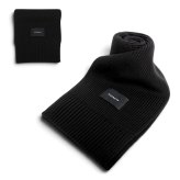コーチ COACH WOVEN PATCH KNIT SCARF マフラー co100427-001 ブラック BLACK
