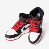 ナイキ NIKE AIR JORDAN 1 RETRO HIGH OG GS BLACK TOE REIMAGINED エアジョーダン レトロ ハイ オージー FD1437 スニーカー ハイカット つま黒 ジュニア キッズ レディース シューズ AJ1