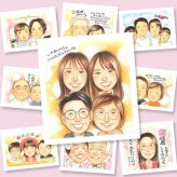 贈り物 家族 似顔絵 プレゼント 手描き ギフト 名入れ 記念日 記念 感謝 お祝い 誕生日 祖父母 父 両親 家族 母 下書き確認 修正無料 名入れ 喜ばれる そっくり サプライズ 似てる 思い出 記念 感謝 イラスト 古希祝い クリスマス 大量注文 お祝いの品 二次会 ホワイトデー 贈答品 メモリアル 傘寿祝い ハロウィン 結婚祝い お祝い返し 大人数 同窓会