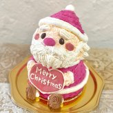 サンタさんの立体ケーキ　(お届けは12/21まで ) クリスマス 可愛い ケーキ 立体  子供 人気 プレゼント  パーティー 12月