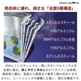 ビタクラフト プロ フライパン 20cm IH ステンレス 正規品 小 ガス火 直火 単品 業務用 コーティングなし シェフ 長持ち 高耐久 シルバー オールステンレス 省エネ 食洗機対応 無油料理 無水調理 時短 保温 持ちやすい 握りやすい 蓋なし No.0312