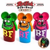ライターキャップ ラットフィンク 選べる 3色 グリーン オレンジ ピンク おしゃれ RatFink ライターケース キーリング キーホルダー かわいい BICライター付き かっこいい 男性 メンズ プレゼント ギフト