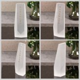 クリスタル位牌 期間限定10％OFF＋更にレビューを書いて送料無料  ☆彡　淡い雪のような白のコントラストが美しいお位牌  名入れクリスタル位牌 名入れ無料 お位牌 仏具 仏壇 夫婦 連名 戒名 供養 49日 法要 法事 おしゃれ 現代位牌 手元供養 現代仏壇 ミニ仏壇 小型 慰霊 没日 俗名  記念品 戒名彫刻代金込み