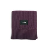 コーチ COACH WOVEN PATCH KNIT SCARF マフラー co100427-604 OXBLOOD パープル