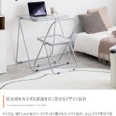 机 デスク パソコンデスク PCデスク クリアデスク ワーク 折りたたみ 折り畳み 韓国 インテリア コンパクト 一人暮らし 省スペース 事務 書斎 キッズ 作業台 幅71 完成品 テーブル \5%OFF 配布中 スチール 家具 新生活