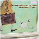 Sam Toft サムトフト アートフレーム いわしサンドスーツケース Lサイズ st-15013　絵画 ギフト アート　おしゃれ 北欧　インテリア お部屋