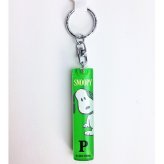 ピーナッツ スヌーピー アクリルスティックキーホルダー イニシャル P グッズ  (MCOR)