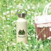クランウェルツノガエル かわいい 取っ手付きマグボトル おしゃれ 290ml 保温 保冷 ステンレス マグボトル 取っ手付き 真空 断熱 二重構造 ボトル タンブラー 水筒 マイボトル オリジナル カエル ツノガエル 両生類 爬虫類 ペット 動物 アニマル