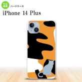 iPhone14 plsu iPhone14 plsu スマホケース 背面ケース ハードケース 猫 三毛猫 影 2022年 10月発売 nk-i14pl-426