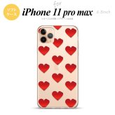 iPhone11ProMax iPhone11pro max スマホケース ソフトケース ハート A 赤 メンズ レディース nk-i11pm-tp017